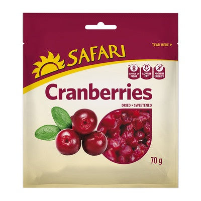 Cranberry Mix 70g – SAFARI Factory Shop